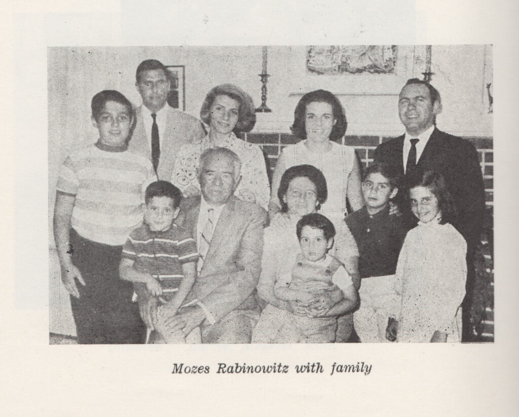 Mozes Rabinowitz Family