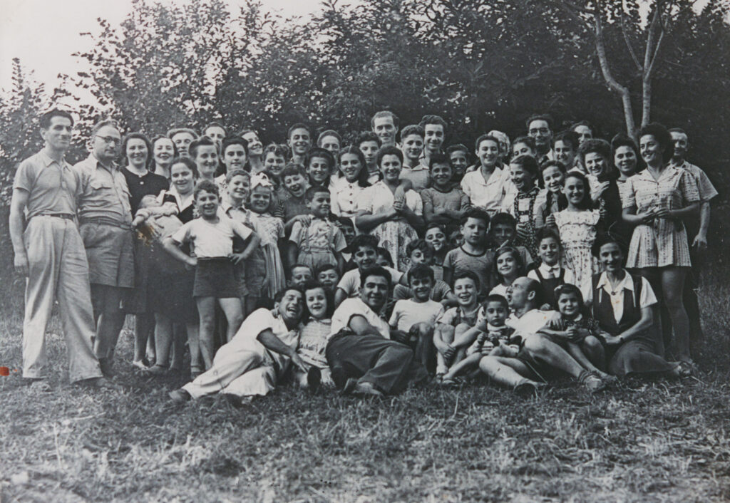 Summer camp in Tivoli ca. 1947